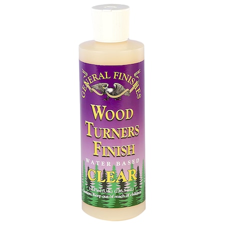 General Finishes 8 Oz Clear Wood Turners Finish Water-Based Finish 8WTF